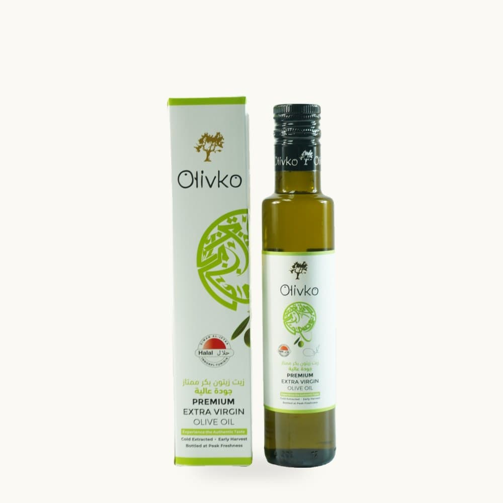 Botol Olivko Minyak Zaitun Extra Virgin Premium 250ml dari Tunisia