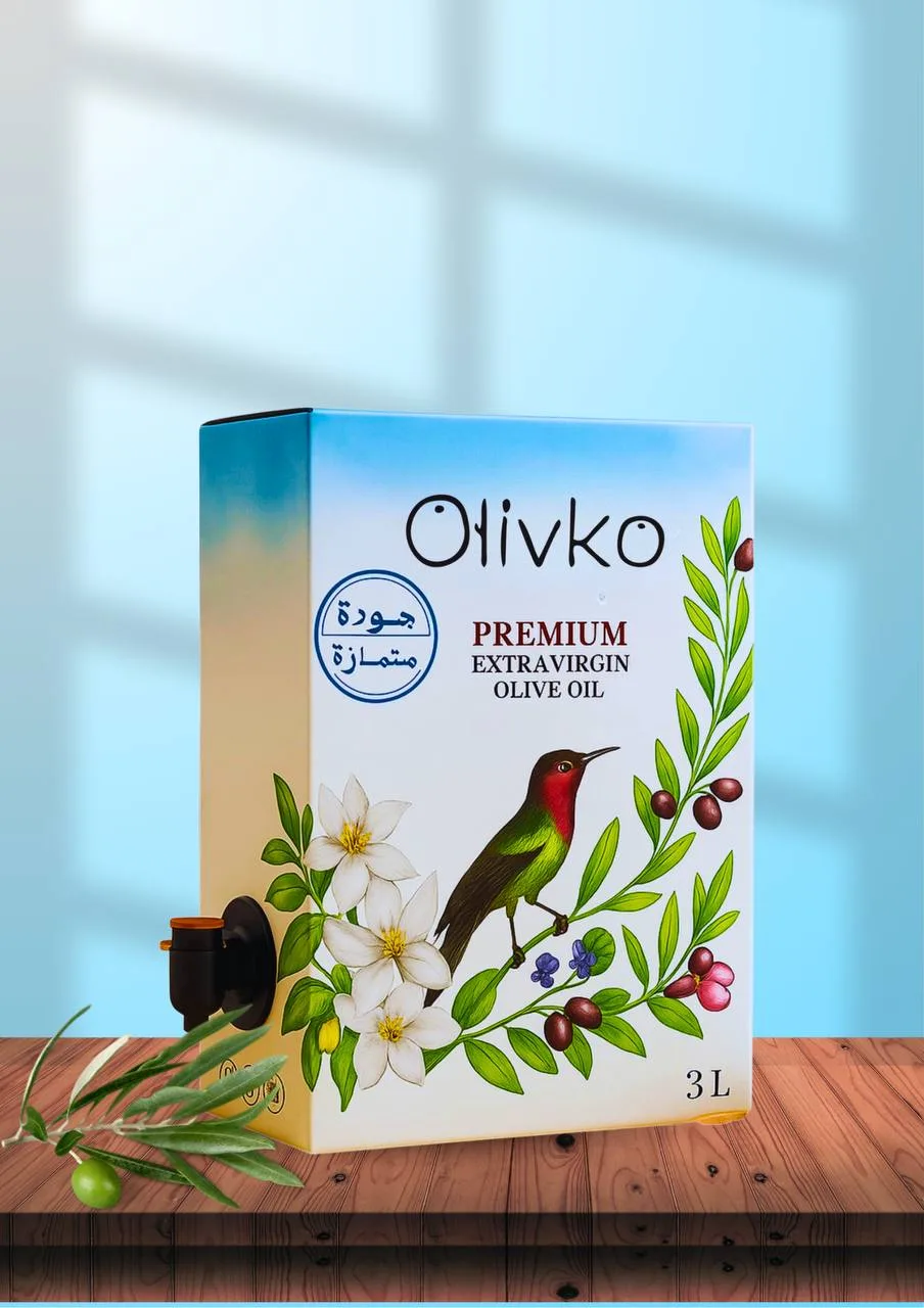 Kotak Olivko Premium Extra Virgin Olive Oil 3 liter dengan pili tuang